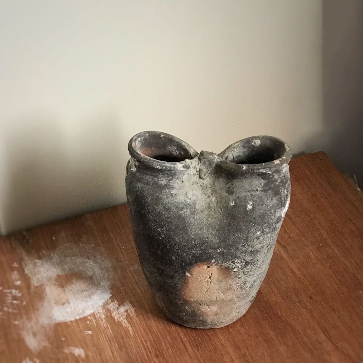 お買い得，新作 海揚がり 古備前 蛸壺 / 海の古民具 民藝 花器 花入れ