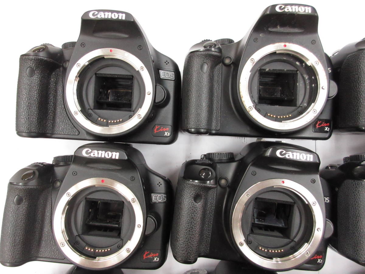 キャノン　EOS X2 EOS X3 ボディ2台　ジャンク品 2485)ジャンク カメラ Canon EOSKissX2 EOSKissX3 EOSKissDigitalX 等