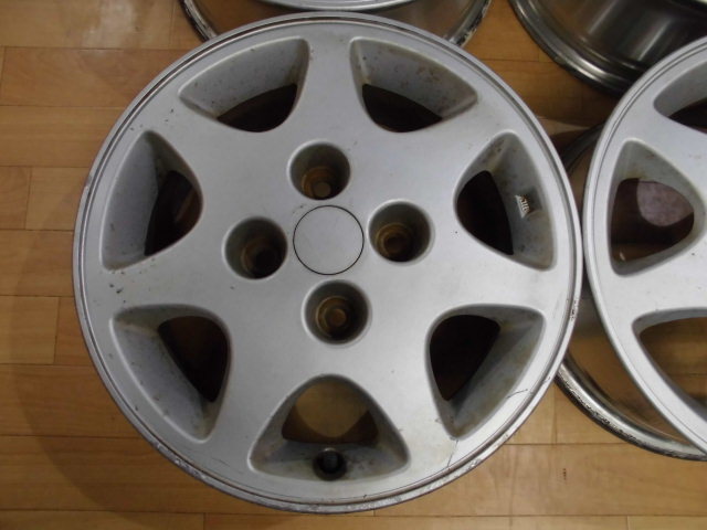 日産 S13 シルビア 純正 ホイール 4本 4H-114.3 15インチ 6J+40 180SX 
