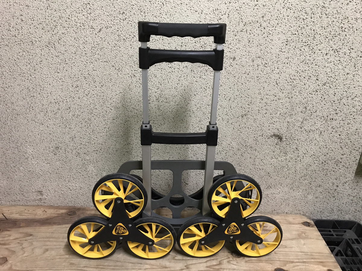 UpCart アップカート 3輪 キャリーカート 折りたたみ式 台車 直接引取 