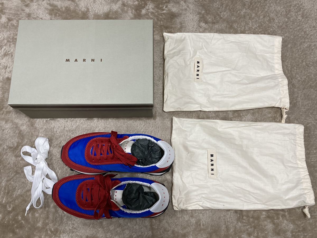 Marni スニーカー42サイズ MARNI マルニ、Mens スニーカー、サイズ42(26.5-27cm)、箱、口袋、換え