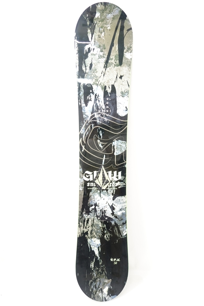USED品GRAY R.P.M フラット．ロッカースノーボード 153