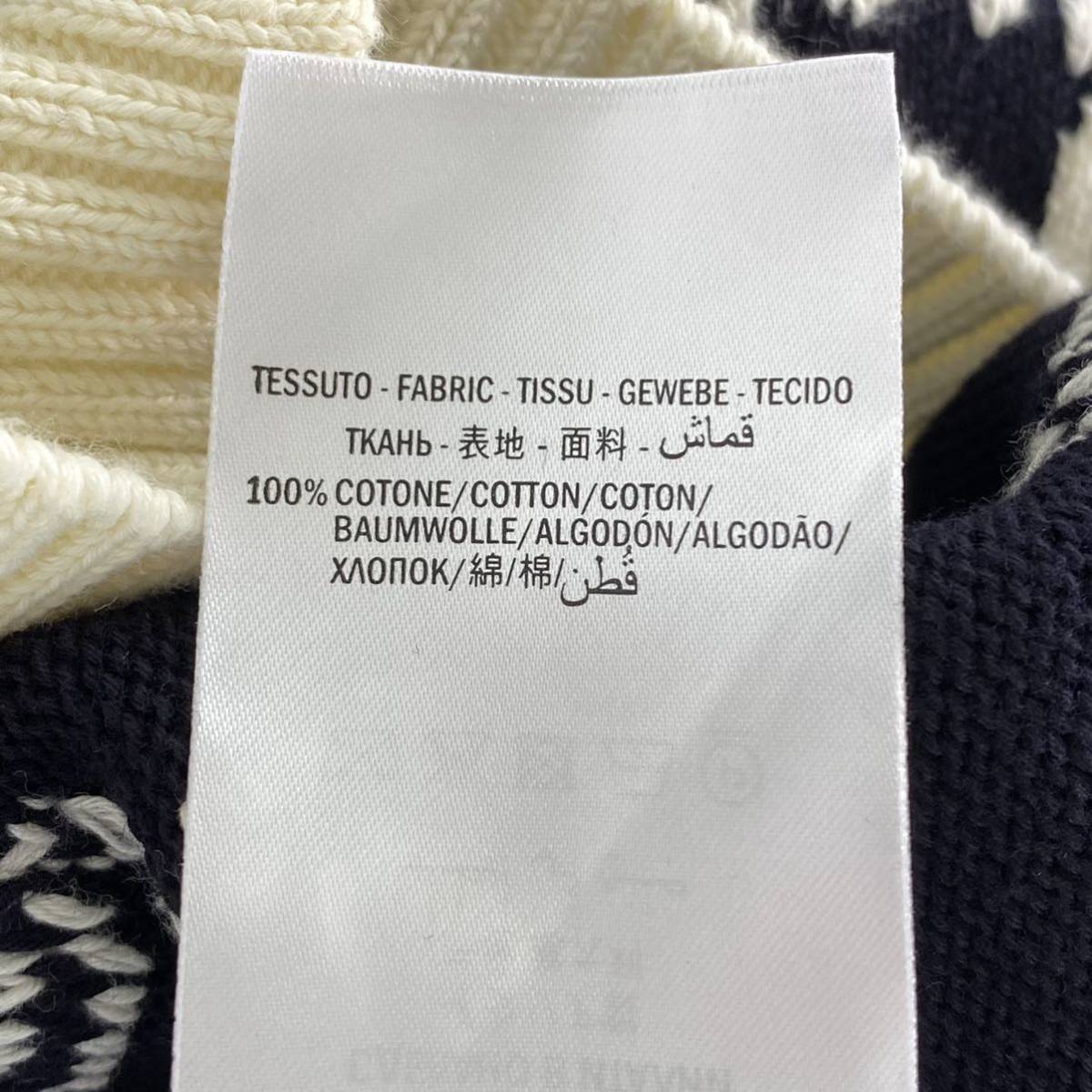 21e21《極美品》伊製GUCCI グッチ 19AW GGロゴ ジャガード 切替 