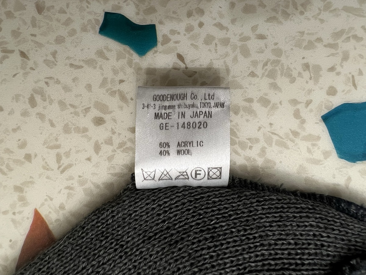 希少 入手困難グッドイナフ 90s ニットキャップ ニット帽 希少