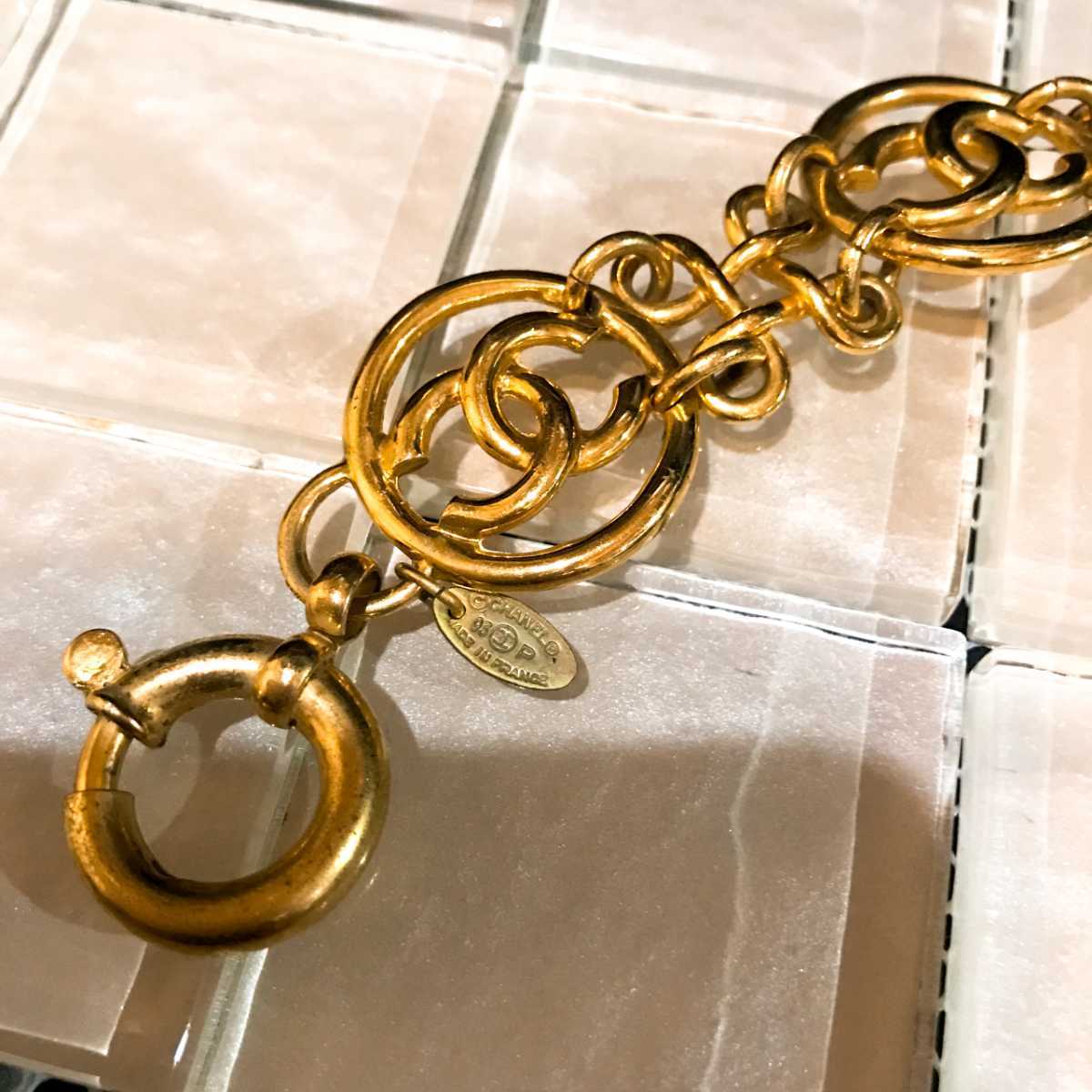 CHANEL☆シャネル☆ブレスレット☆ゴールド☆ココマーク☆93P