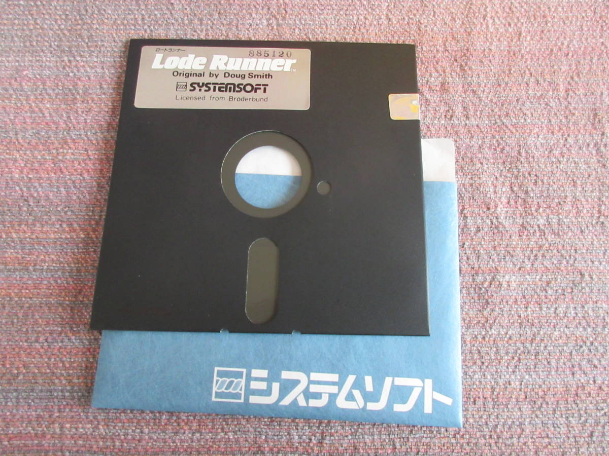 NEC PC-8801 Lode Runnner ロードランナー ゲーム 5インチフロッピー 
