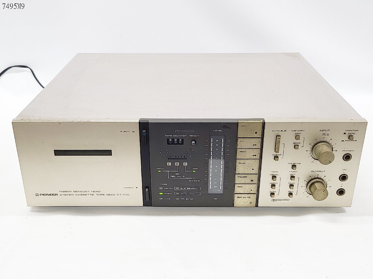 Pioneer CT-770 パイオニア PIONEER – Audiolife カセットデッキ Enjoy