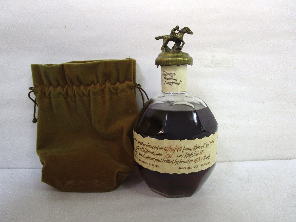 0 1992年 Blanton Blanton's ブラントン 未開栓 古酒 バーボン