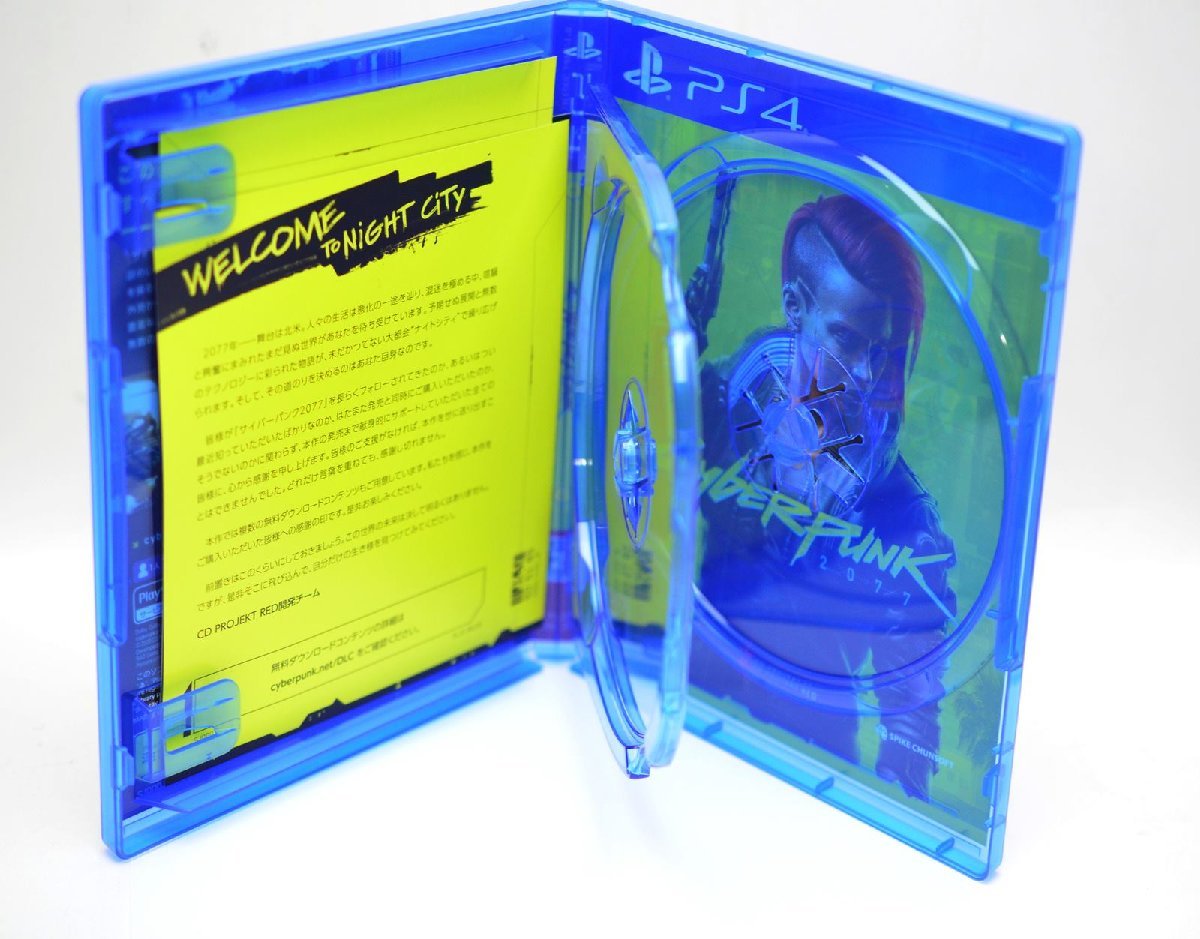良品 PS4 Cyberpunk サイバーパンク 2077 2枚組 ゲオ限定特典 スチール 