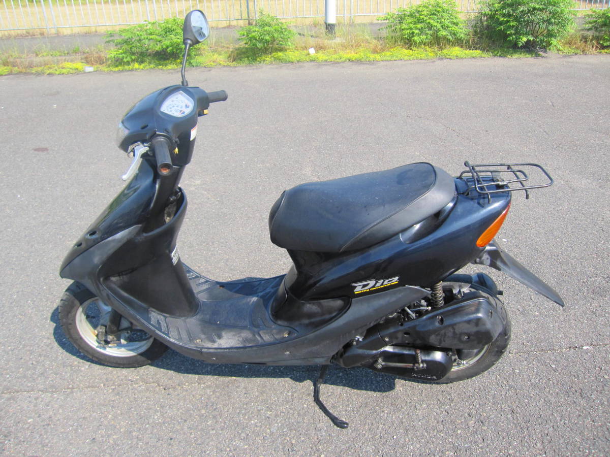 ホンダライブディオ-3(AF34)実働車書類付き(黒） AF34 ホンダ 原付き 