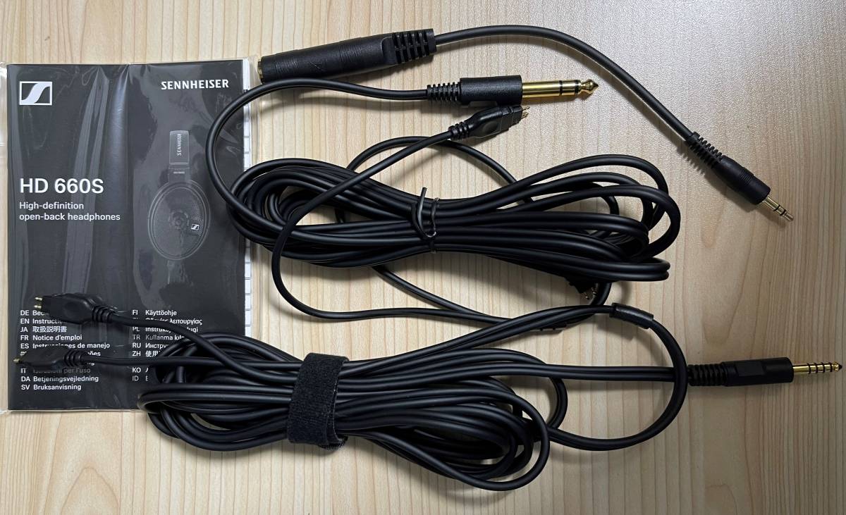 ゼンハイザ－ HD660S ヘッドフォン + リケーブル + ヘッドフォンカバー