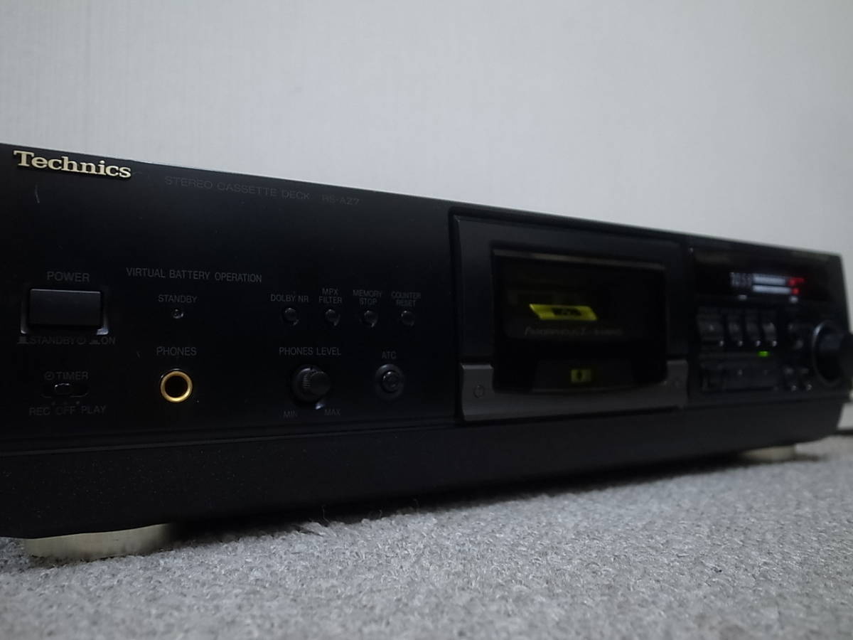 最後の音質重視3ヘッドモデル】Technics RS-AZ7 良好 アモルファス-Z