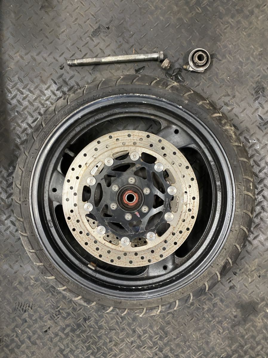 ヤマハ XJR400 4HM 純正 フロントホイール シャフトメーターギア ヤマハ XJR400 4HM 純正 フロントホイール シャフトメーターギア