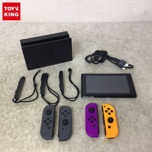 驚きの破格値，限定セール 1円 初期化済 箱無 Nintendo Switch 本体 HAC-001 -01 Joy-Con ネオンオレンジ ネオンパープル HDMIケーブル 他(その他)｜売買されたオークション情報、yahooの商品情報をアーカイブ公開 - オークファン その他
