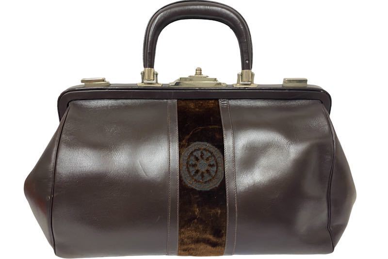 ロベルタディカメリーノ　ベルベットハンドバッグ　ドクターズバック ロベルタディカメリーノ ベルベットハンドバッグ ドクターズバック