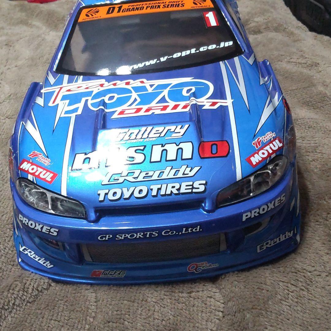 1/10ドリラジ ドリフトラジコンボディーS15 SILVIA シルビア Team TOYO