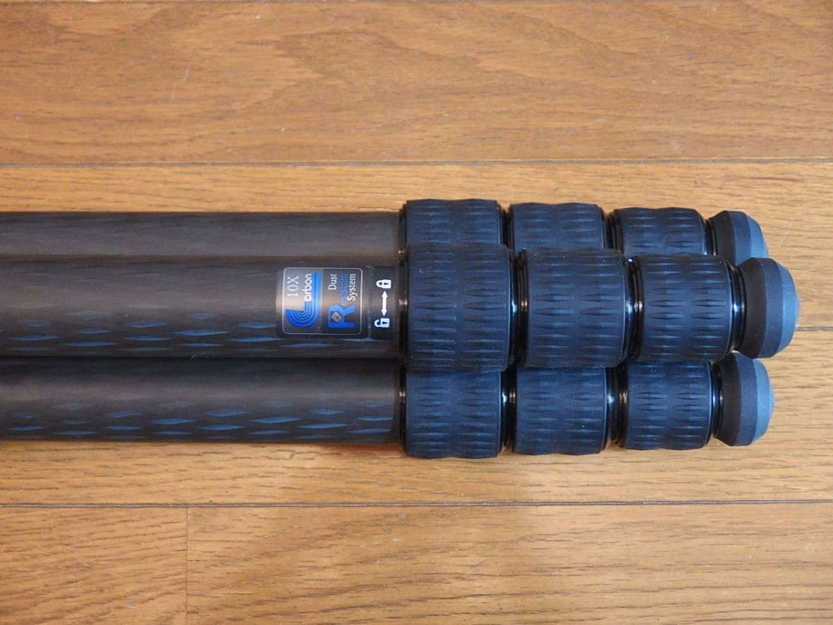 ARTCISE CS90C 4段カーボン三脚 最大パイプ径40mm 最大高169cmの入札 
