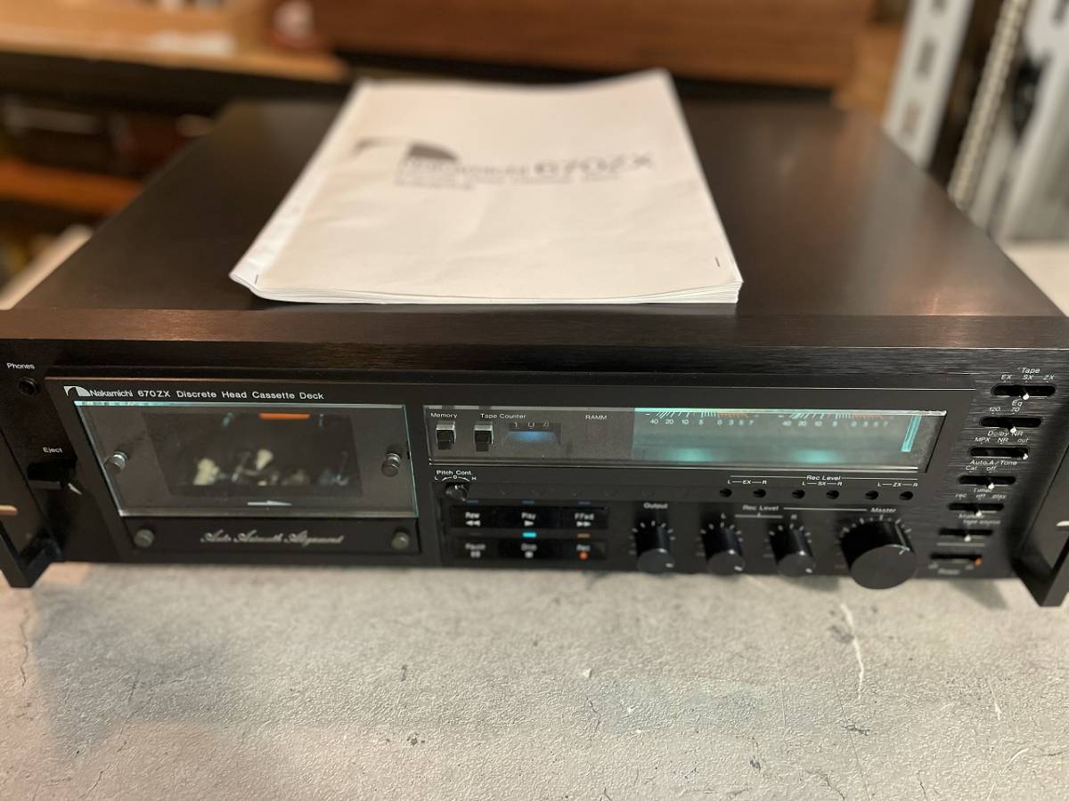 Nakamichi 670ZX ナカミチ カセットデッキ - – Enjoy － Audiolife