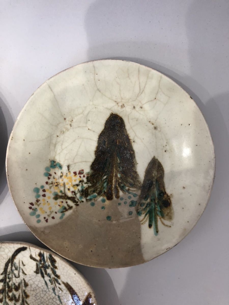 伝来品 尾形乾山 色絵図変銘々皿五客 | 尾形乾山 伝来品
