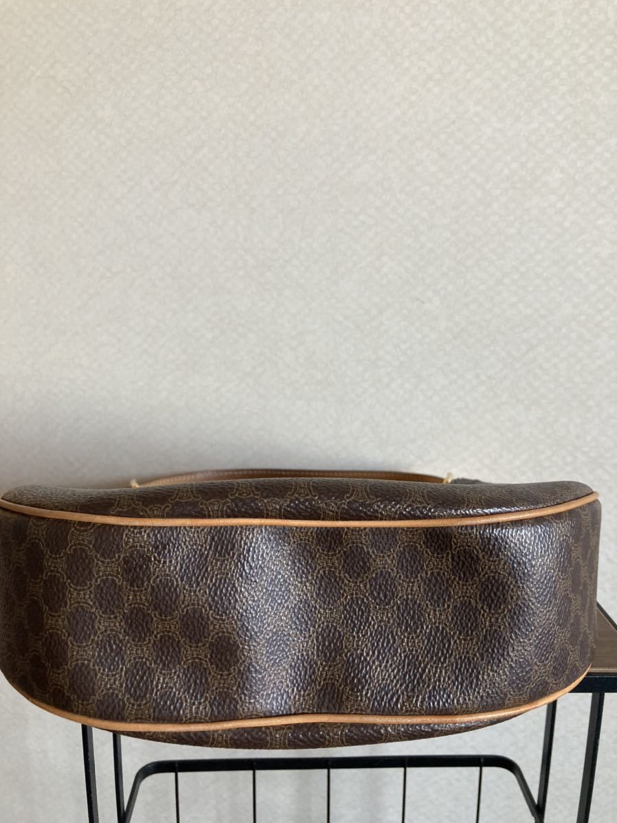 CELINE セリーヌ ブラック 黒 マカダム アクセサリーポーチ ミニバッグ