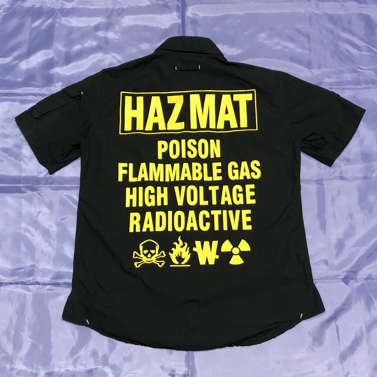 HAZ MAT シャツ Mサイズ ブラック USED 送料無料 超レア RESCUE SQUAD 