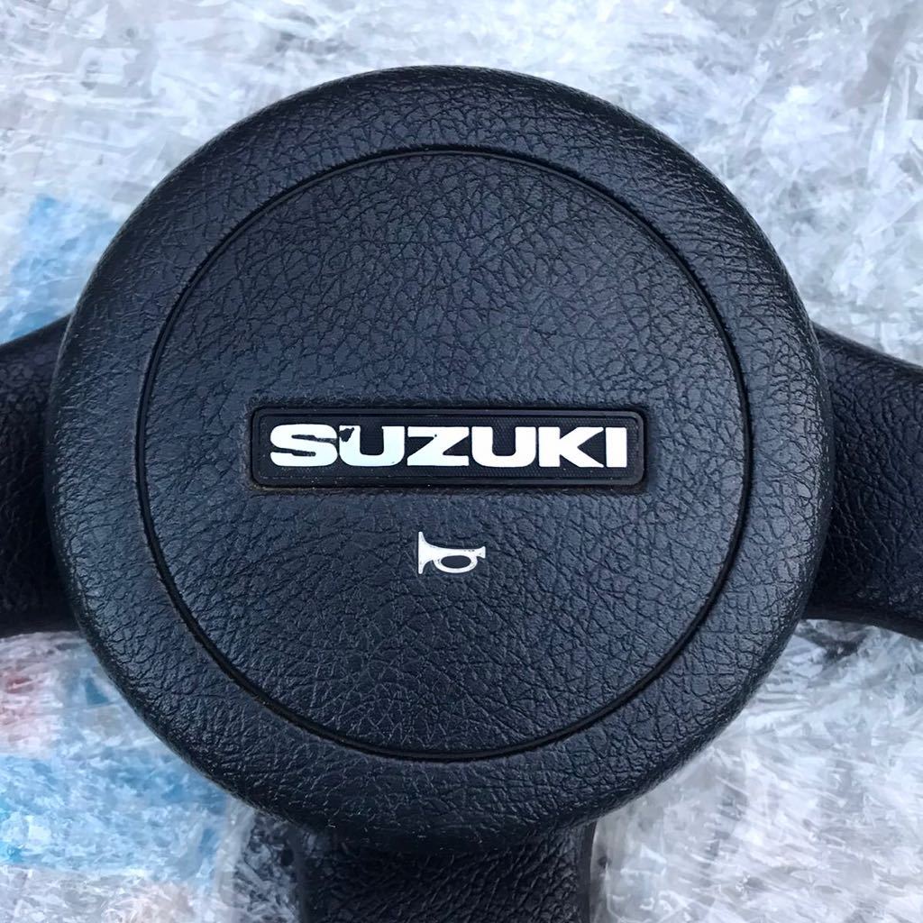 純正ステアリング ジムニー JA11 ハンドル ホーンボタン ホーンパッド