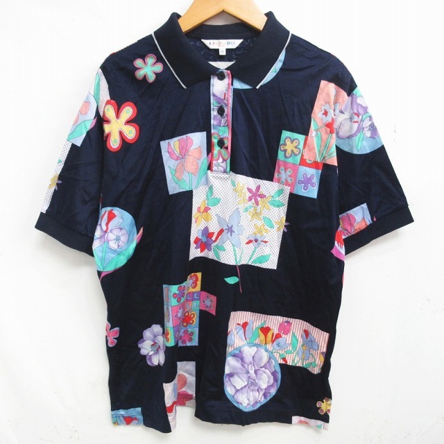 レオナールスポーツ LEONARD SPORT ポロシャツ カットソー パネル