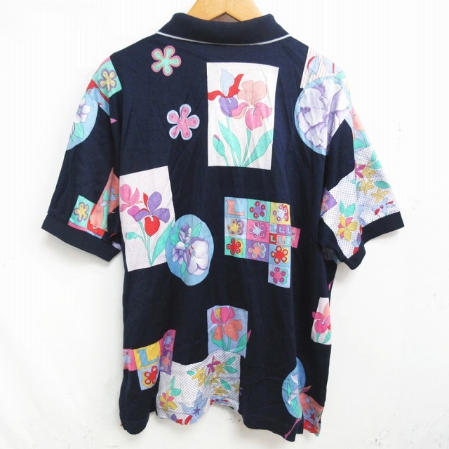 レオナールスポーツ LEONARD SPORT ポロシャツ カットソー パネル