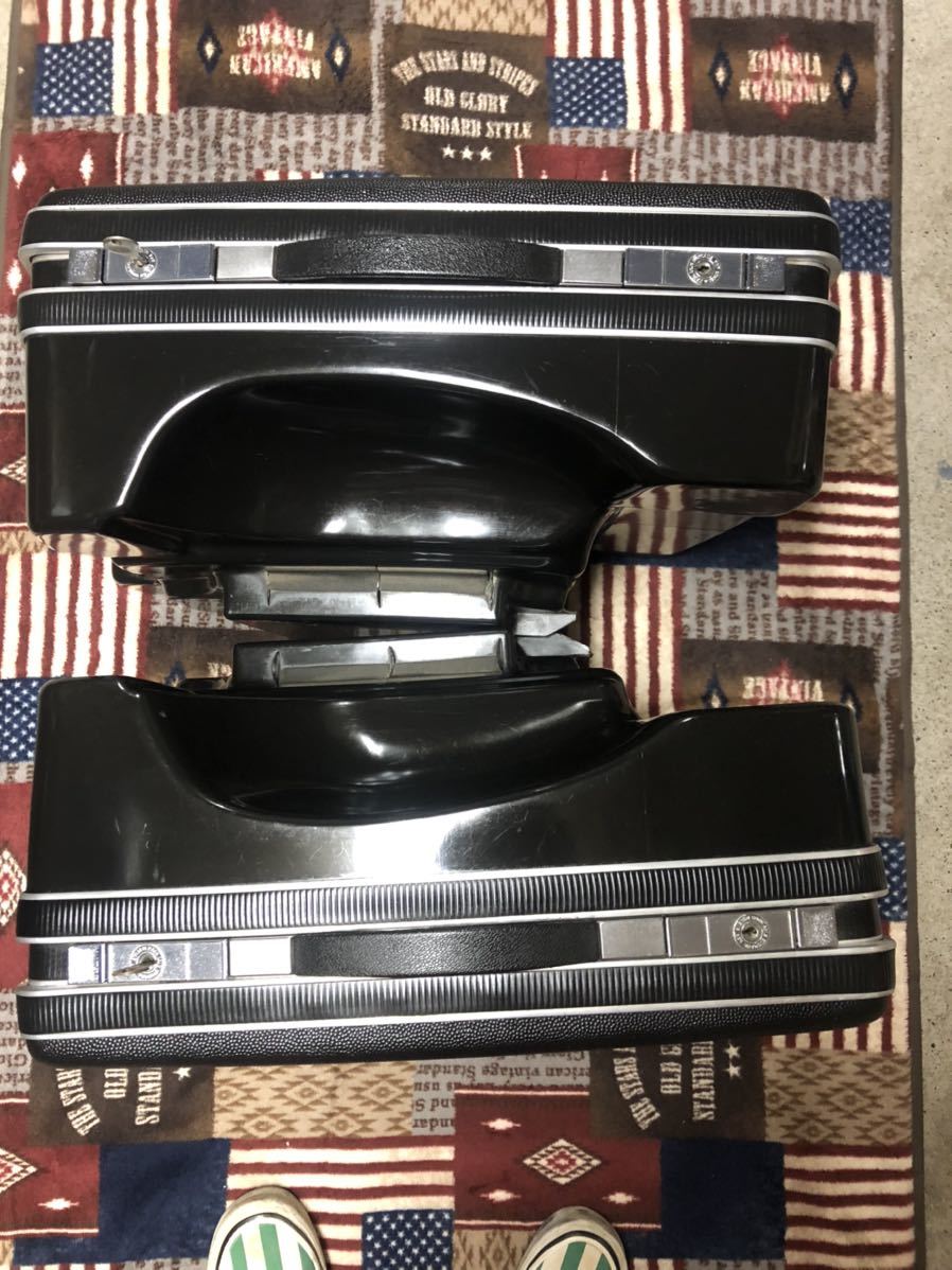 BMW R100RS R100 R80 旧タイプ パニアケース 中古品 美品 赤鼻 赤ハナ 