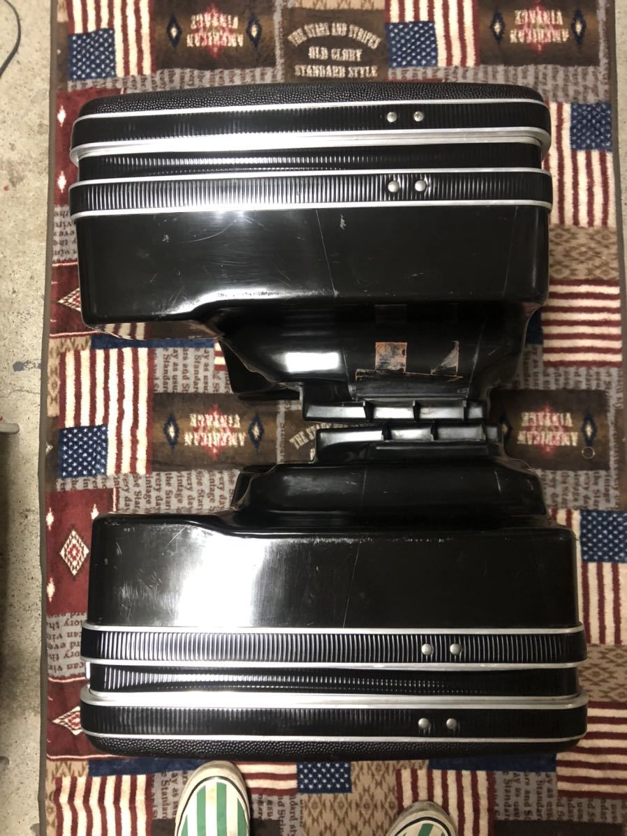 BMW R100RS R100 R80 旧タイプ パニアケース 中古品 美品 赤鼻 赤ハナ 