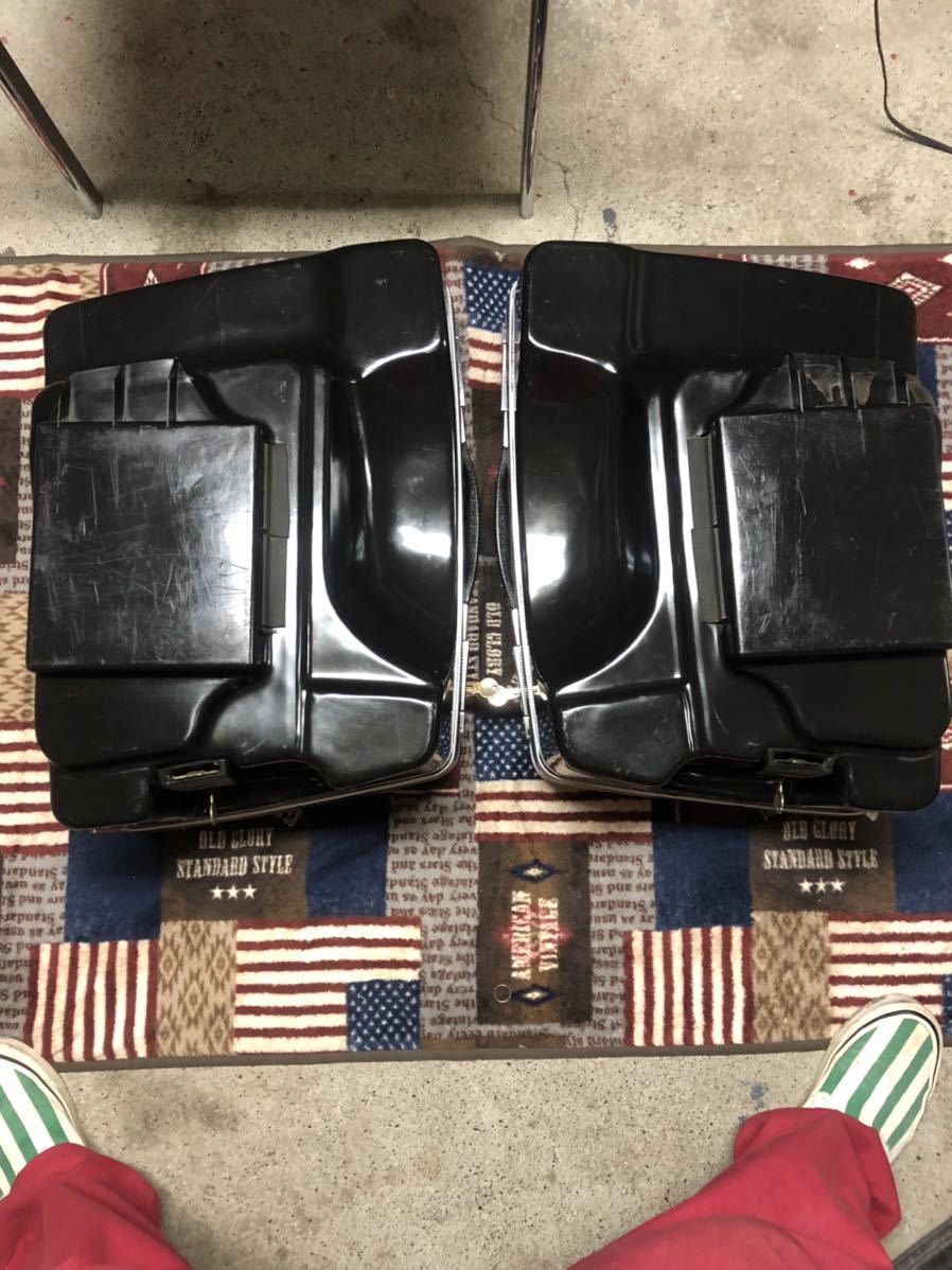 BMW R100RS R100 R80 旧タイプ パニアケース 中古品 美品 赤鼻 赤ハナ 