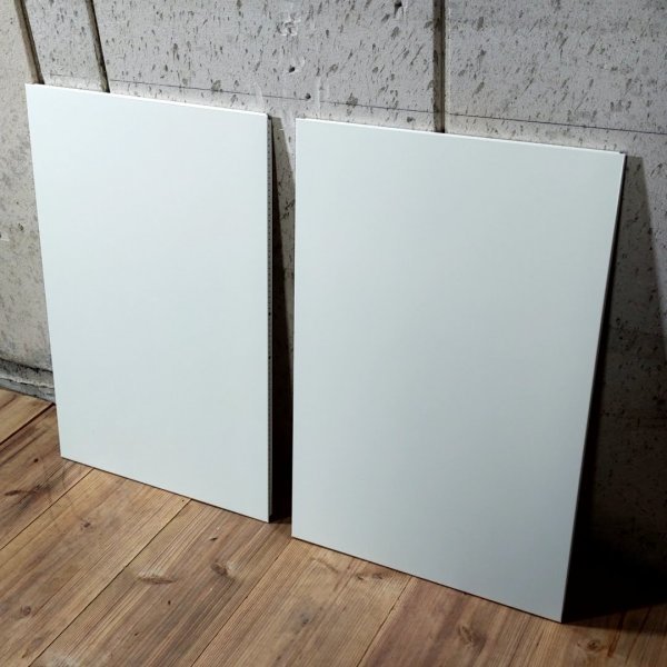 2枚セット USM Haller用パネル 750×500 パネルのみ ピュアホワイト USM　ハラー 部品
