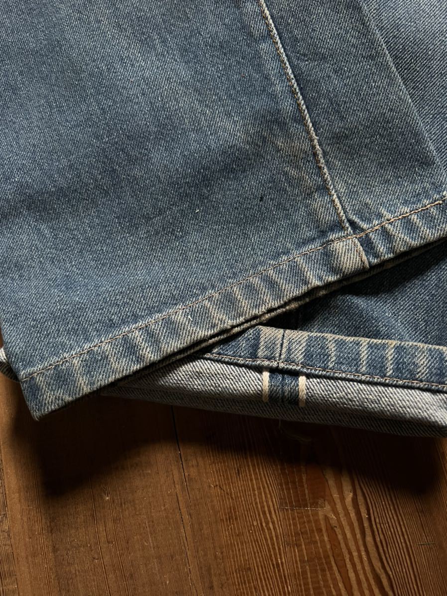 80s LEVIS 501 赤耳 ボタン裏刻印555 鬼ヒゲ 蜂の巣 バレンシア製