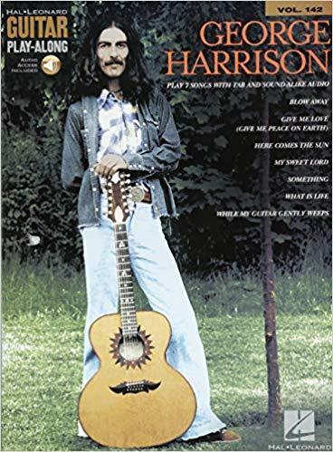 匿名送料無料　ジョージハリソン　輸入ギター譜(音源DL，TAB付）ジョージハリスン ー　ビートルズ