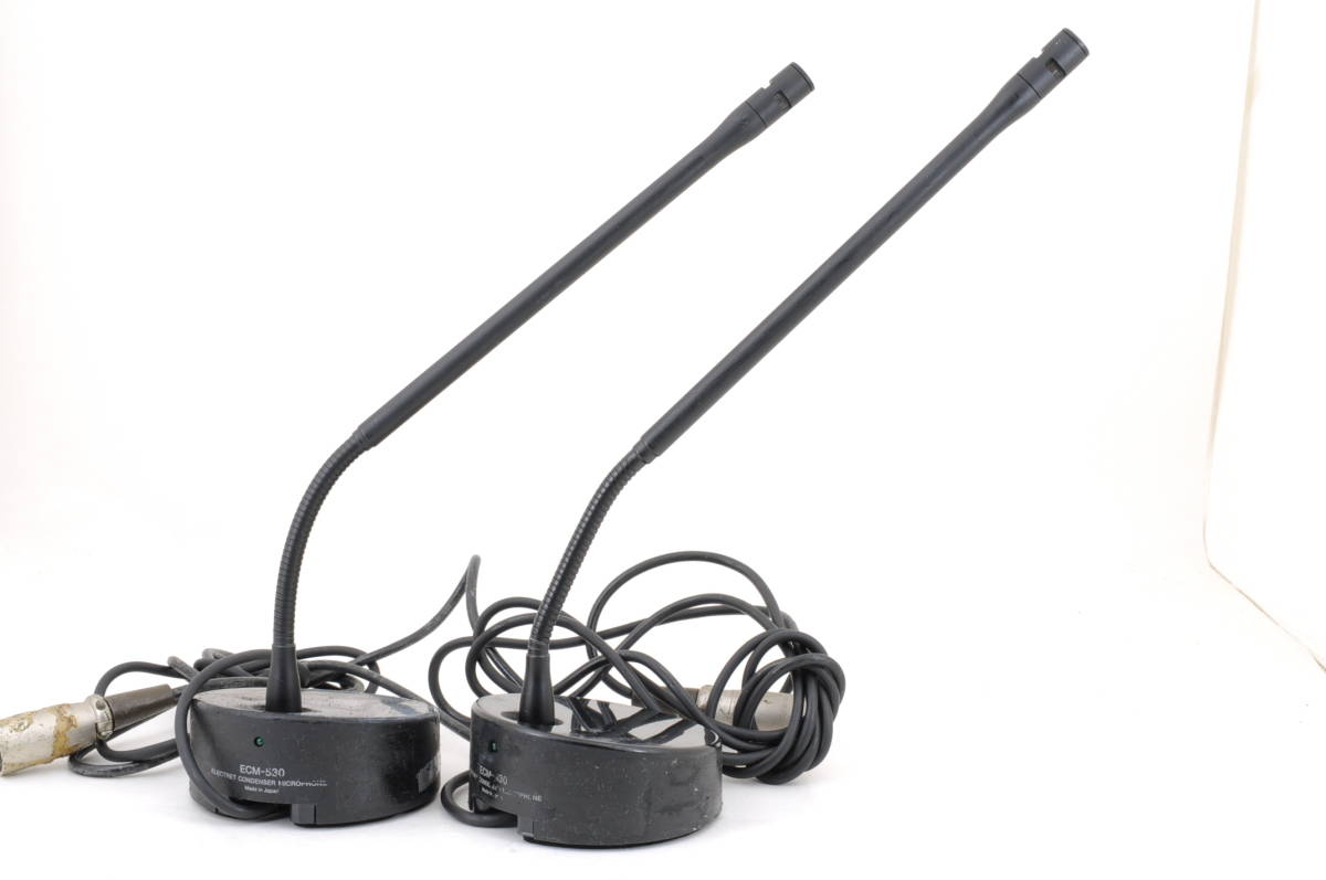 サイ11]動作品 SONY ECM-530 グースネックマイクロフォン コンデンサー