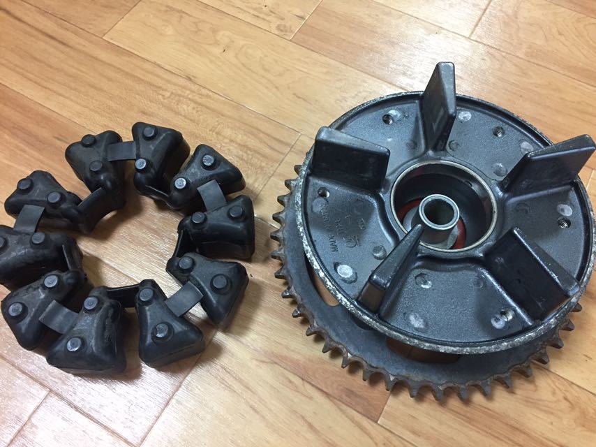 ZRX1100ホイールタイヤディスクハブハブダンパースプロケット ZRX1100