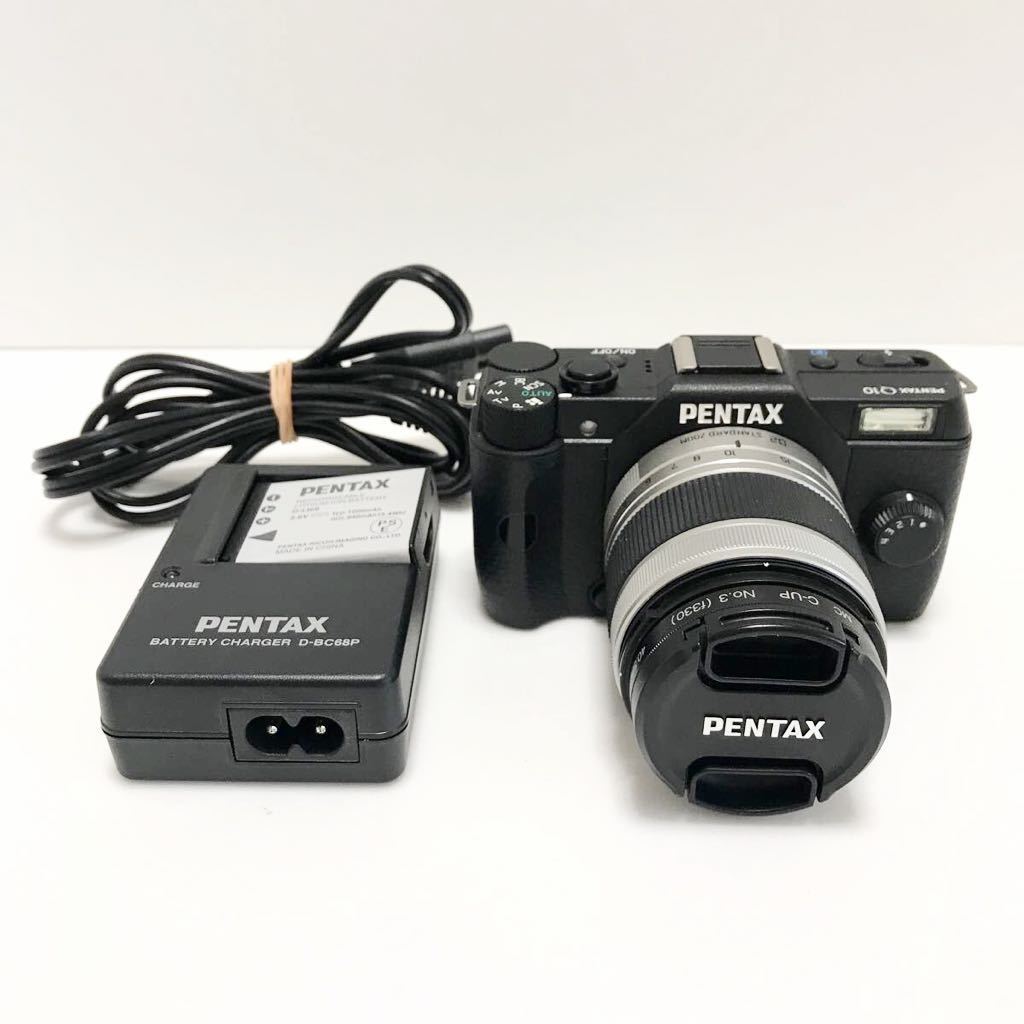 PENTAX Q10 ペンタックスQ10 ブラック ミラーレス一眼レフ カメラ
