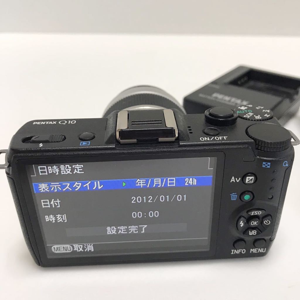 PENTAX Q10 ペンタックスQ10 ブラック ミラーレス一眼レフ カメラ