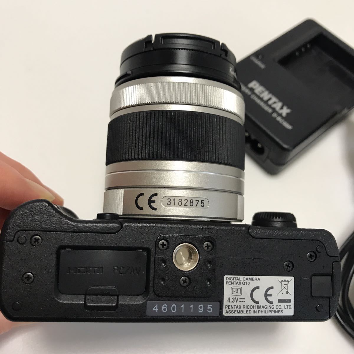 PENTAX Q10 ペンタックスQ10 ブラック ミラーレス一眼レフ カメラ
