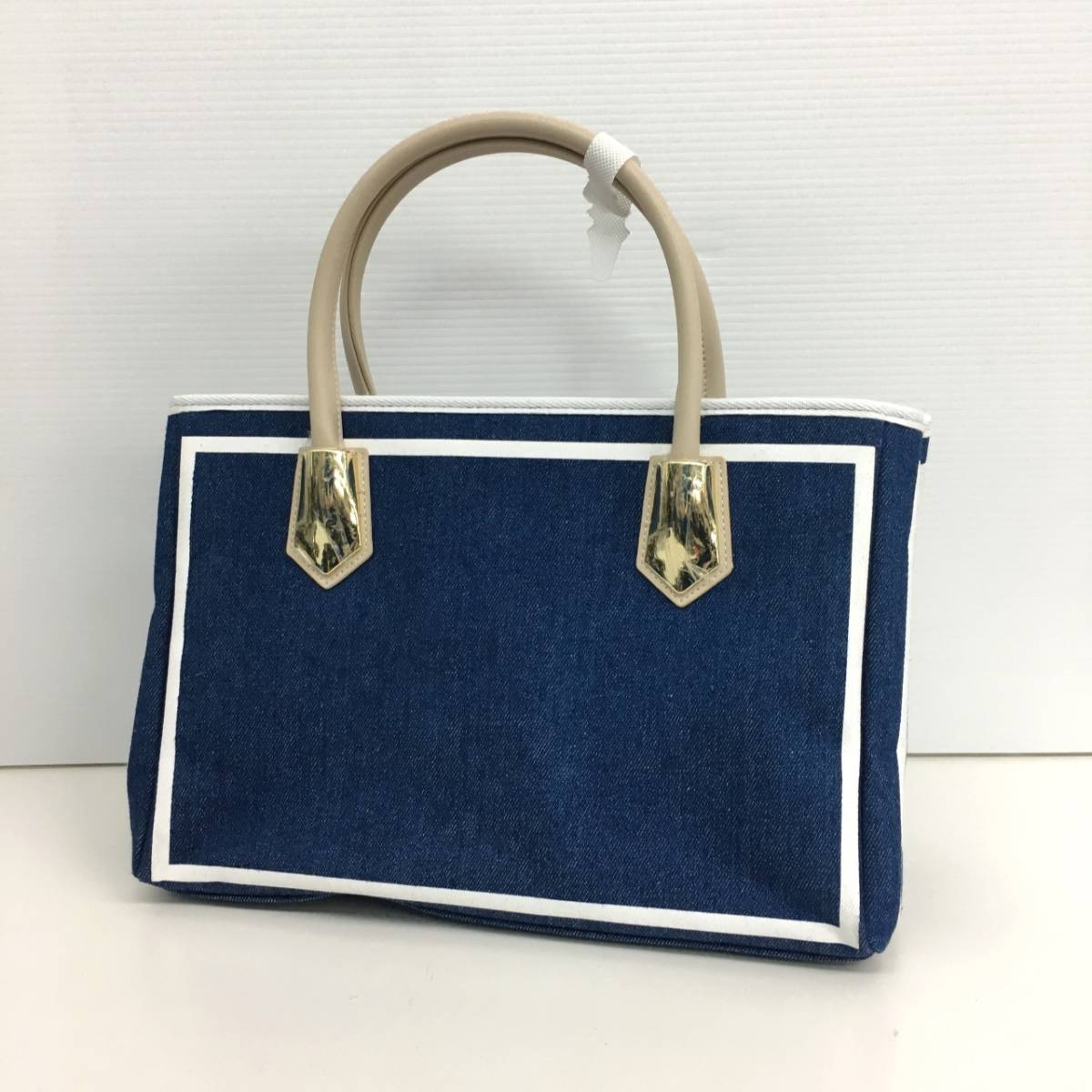 NZ1404○Rady ホテルシリーズ トートバッグ○デニムブルー キャンバス 