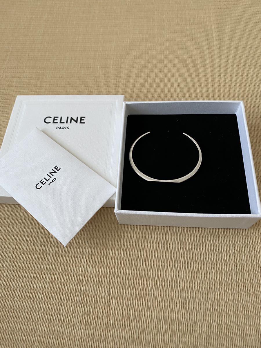 CELINE セリーヌ メンズ バングル ブレスレット パイソン エディ  