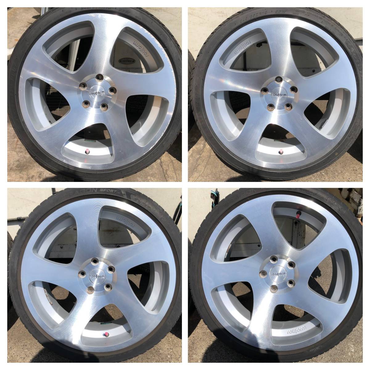 社外 rotiform TMB ロティフォーム アルミ ホイール 19インチ 2本 