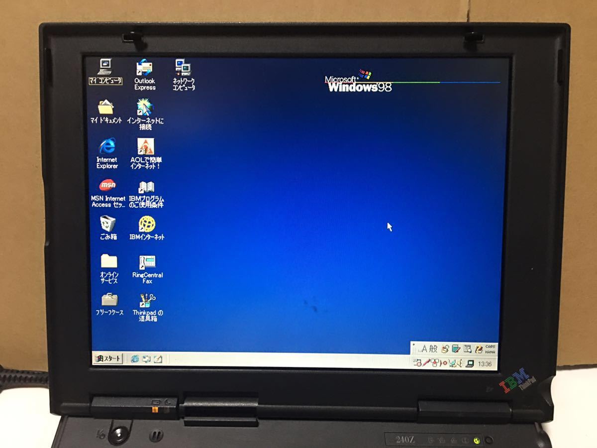 IBM ThinkPad 240 Z Windows 98 SE ジャンク(12インチ未満)｜売買され 