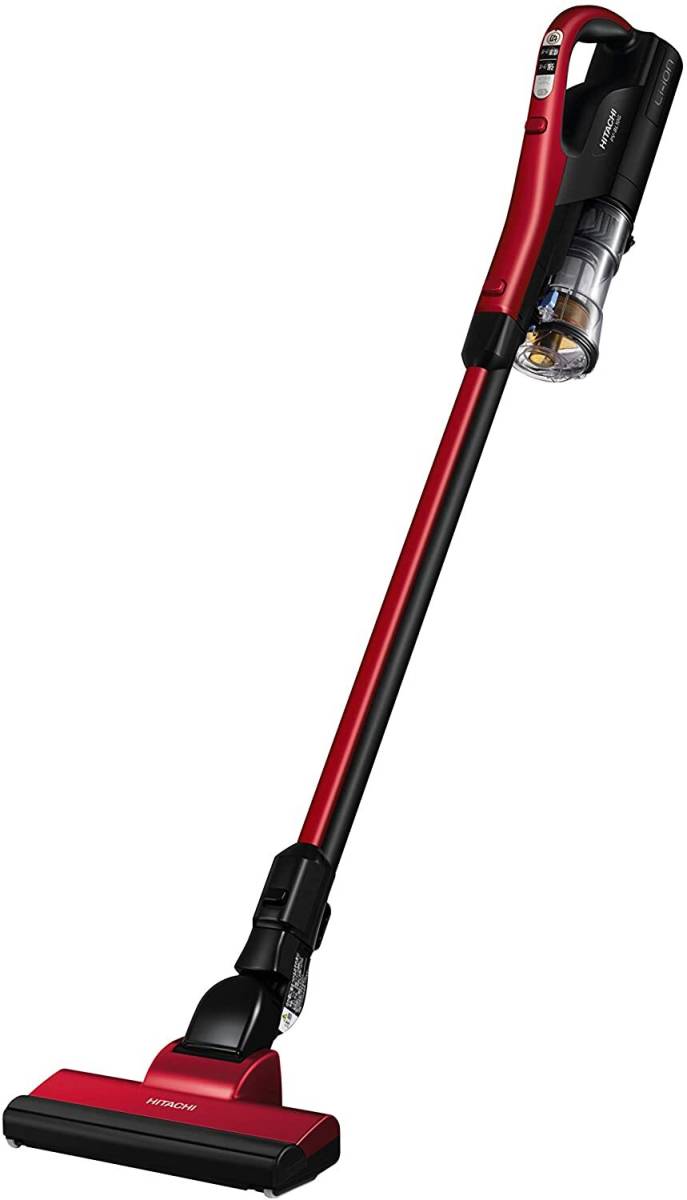 新品 日立 サイクロン式スティッククリーナー 掃除機 充電式 HITACHI ラクかるスティック レッド PV-BL10G-R 日立 スティッククリーナー 掃除機 掃除機セット 新品☆日立 PV-BL1H