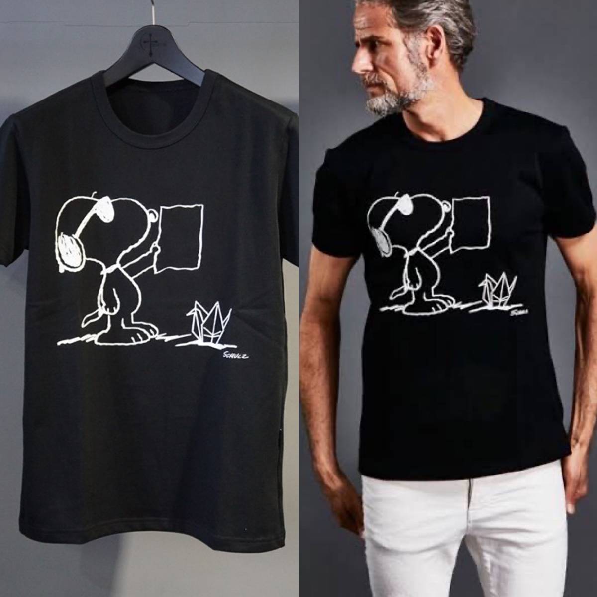 美品 1PIU1UGUALE3 × PEANUTS Snoopy Tee カットソー サイズⅢ AKM wjk 