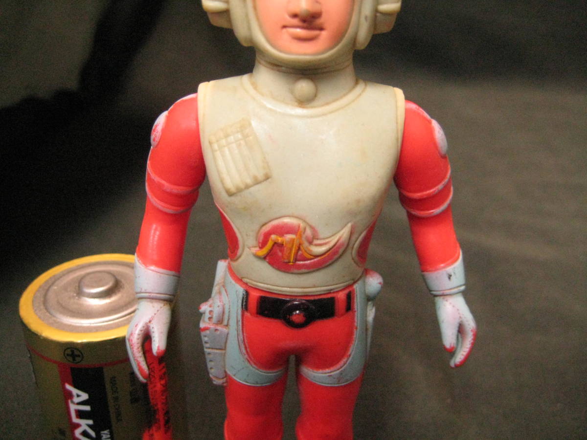 当時物 ブルマァク ウルトラマンレオ MAC隊員 ミニソフビ 昭和 