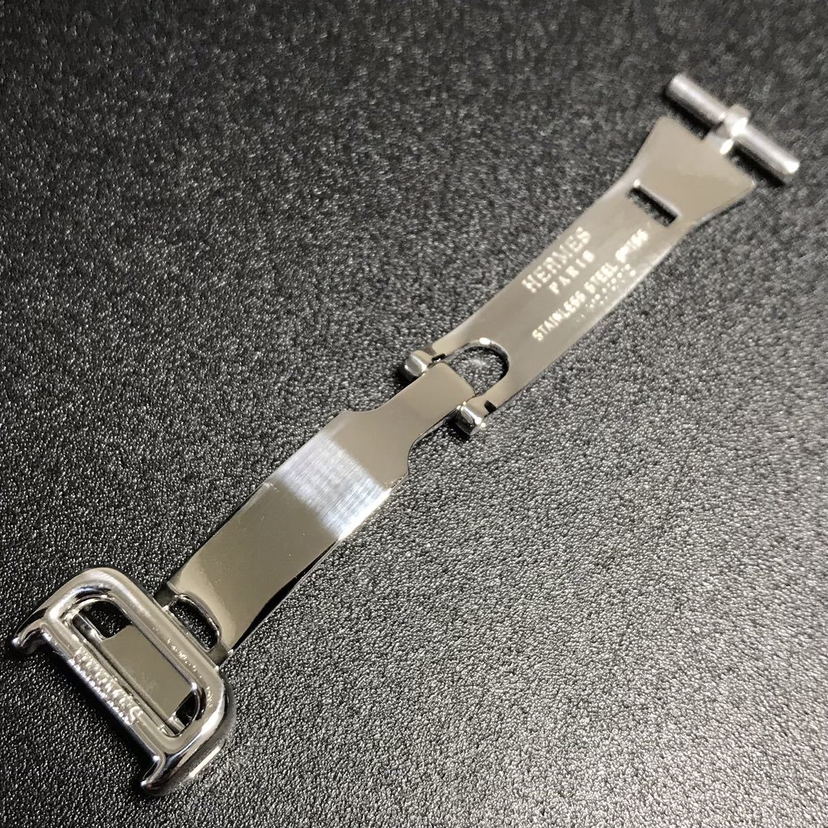 美品 正規品】エルメス 純正 Dバックル 尾錠 腕時計 時計 14mm レザー 