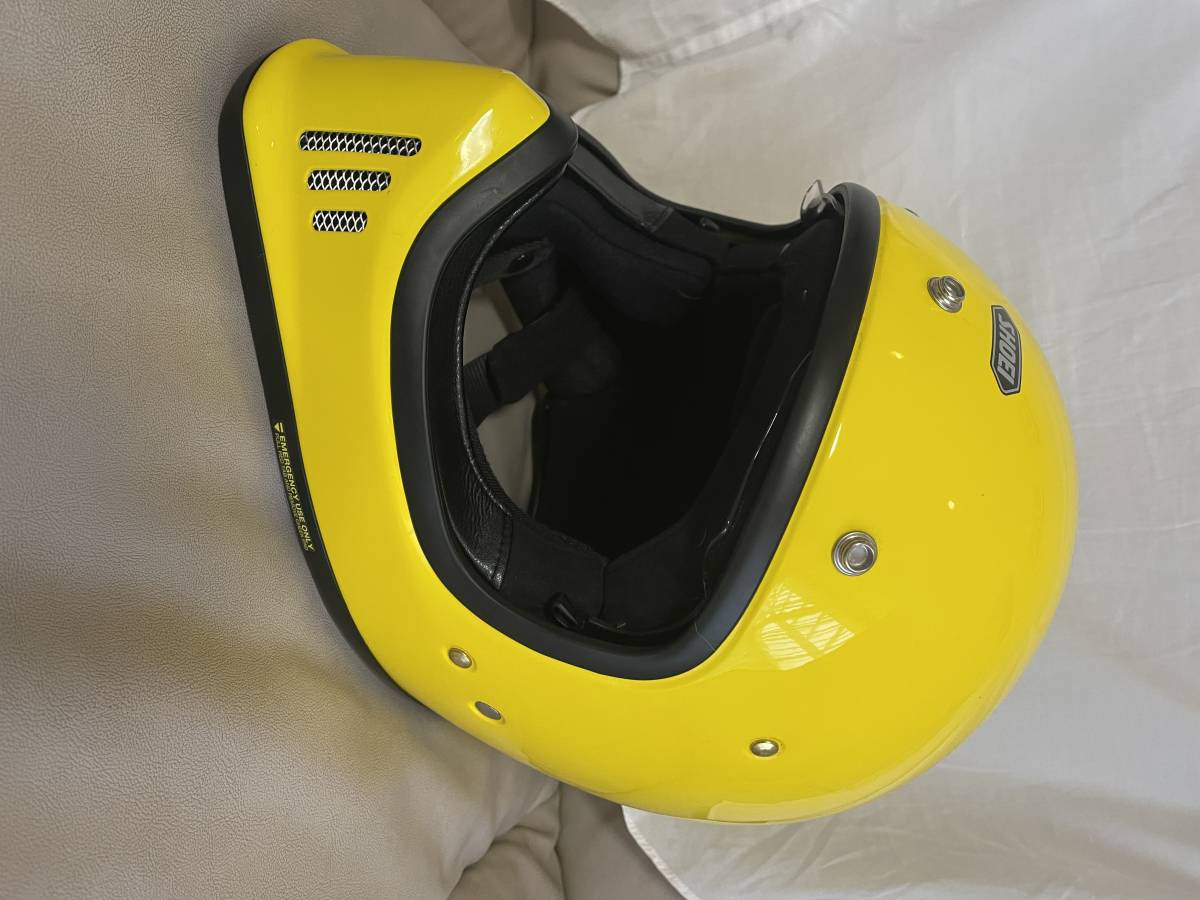 SHOEI EX-ZERO ブリリアントイエロー XXL（パッドにより現在XLサイズ 