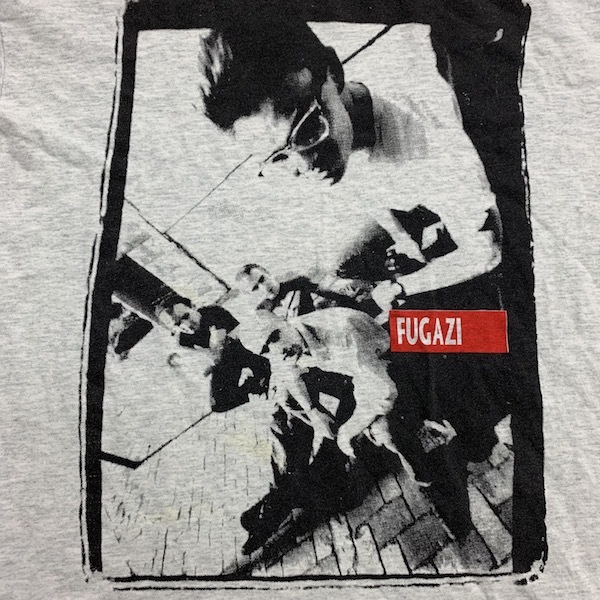 メンズ 90s Fugaziビンテージ バンドTシャツ BLACK FLAG野村訓市
