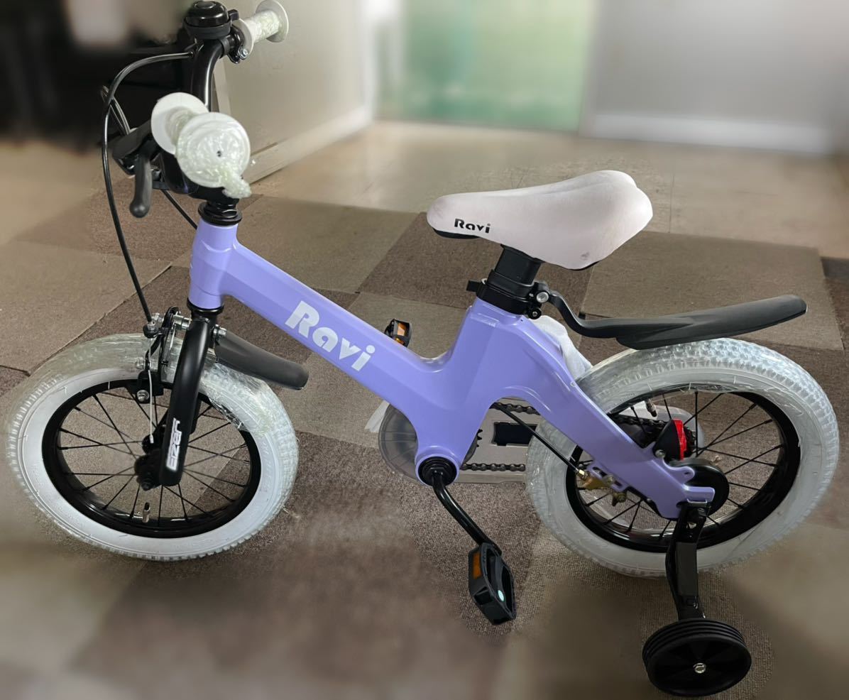 子供用自転車 Ravi 14インチ 補助輪付 中古 新 未使用人気 カラー(14 